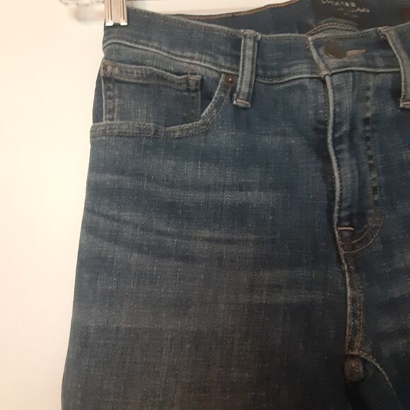 Lucky Brand Jeans Women’s Size 4/27 Ava Skinny Stretch Mid Rise Dark Wash Denim - Picture 2 of 11